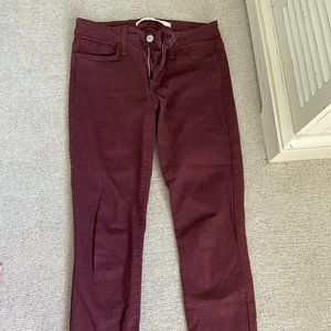 Joes Jeans bordeaux size 26